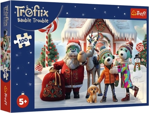 Trefl 100-piece puzzle: Saint Nicholas and a Reindeer to the Rescue