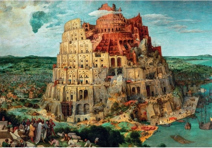 CLEMENTONI puzzle Tower of Babel 1500 pieces