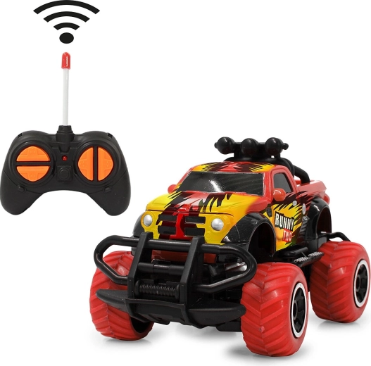 Jamara Runny Two RC monster truck 1:43 raudonas 40 MHz