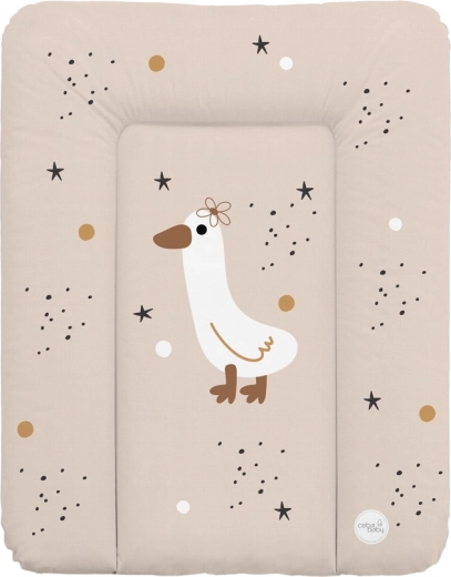 Ceba Baby minkštas vystymo kilimėlis komodai Basic Star Duck 50 × 70 cm