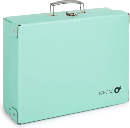 Topgal green art supplies case