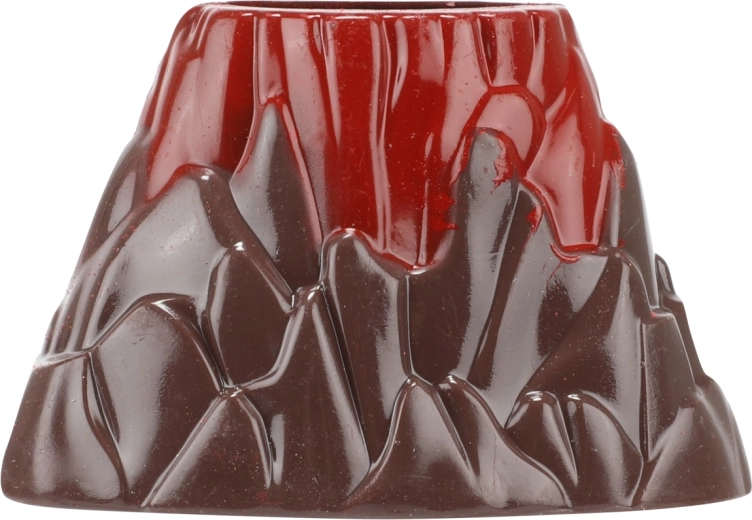 Tvirtas plastikinis ugnikalnio modelis