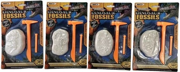 Dinozauro fosilija „pasidaryk pats“ – iškaskite savo skeletą