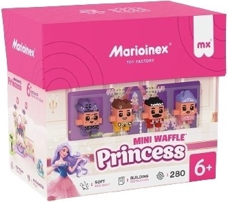 Konstruktorius Mini Waffle Princesė 280 dalių Marioinex