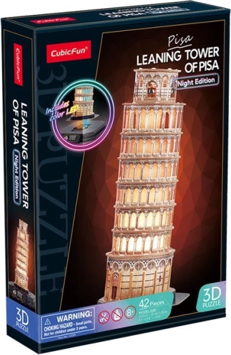 3D Puzzle LED Night Edition: Leaning Tower of Pisa