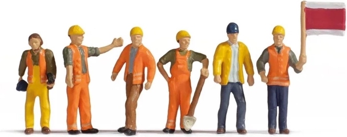 Noch track workers figure set H0
