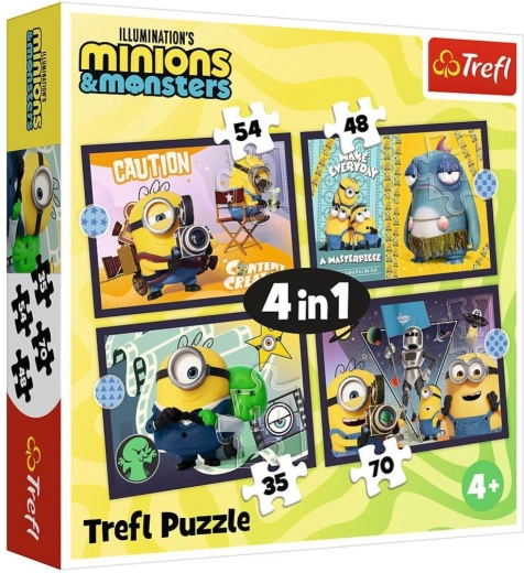Dėlionė 4 viename „Nauji minionų nuotykiai“