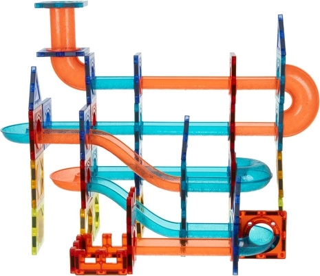 Kūrybinės 3D konstrukcijos ir tolygus rutuliukų judėjimas