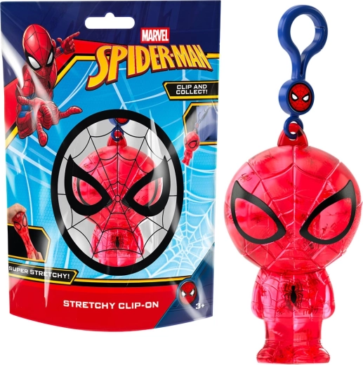 Marvel Spider-Man gniuždomas pakabukas su segtuku – 1 vnt.