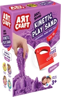 Art Craft violetinis kinetinis smėlis 500 g