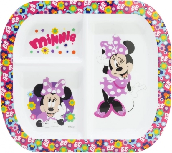 Vaikiška stačiakampė lėkštė su Minnie