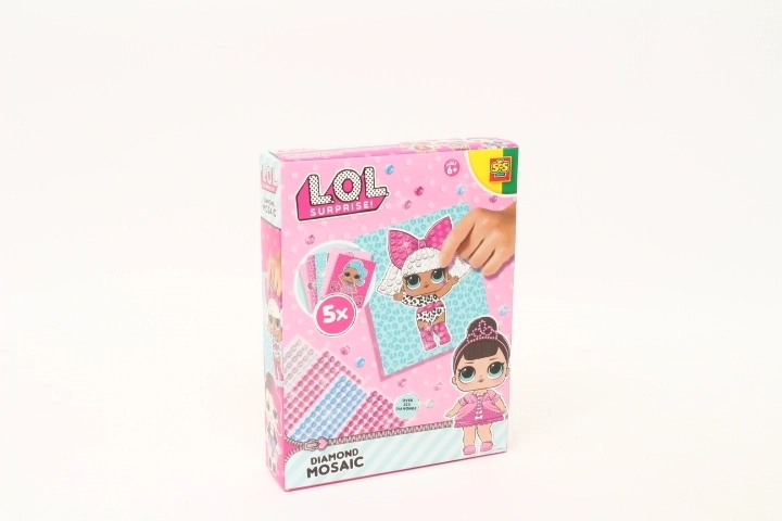 SES Creative L.O.L. Surprise Creative Mosaic with Self-Adhesive Rhinestones