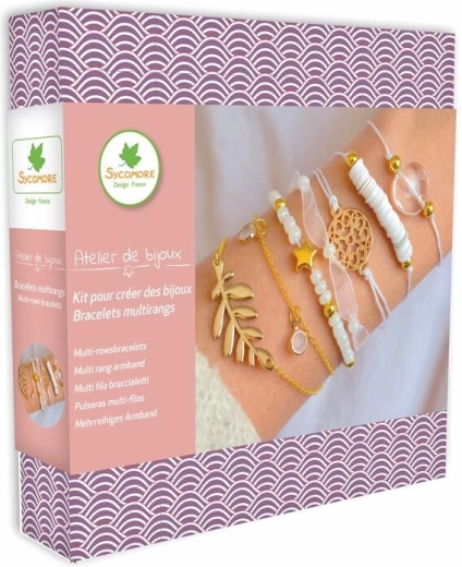 Jewelry Making – Multi-Strand Pearl-Look Bracelets for Girls