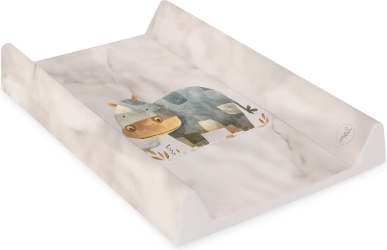Ceba Baby minkštas vystymo kilimėlis Basic cosy hippo 50 × 70 cm