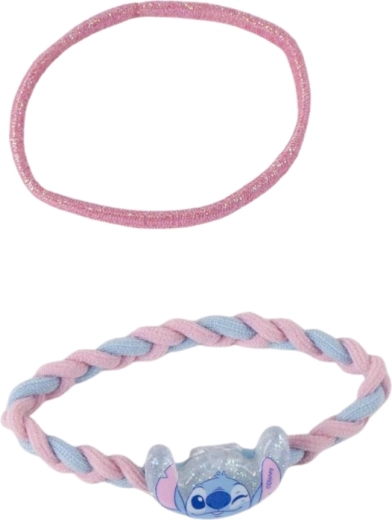 Plaukų gumytė ir pinta galvos juosta su Stitch pakabuku