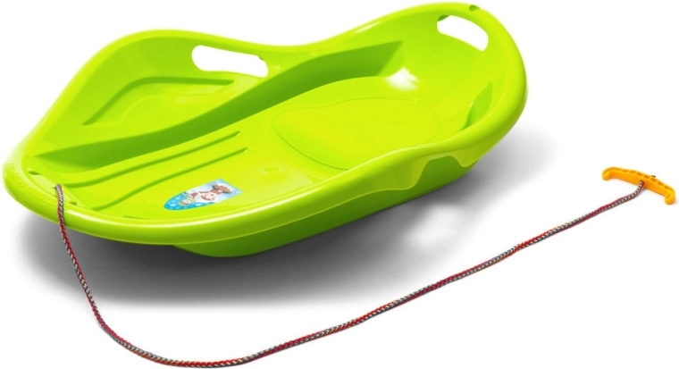 Children's sledding slider shell Baby Mix Premium Comfort 80 cm green