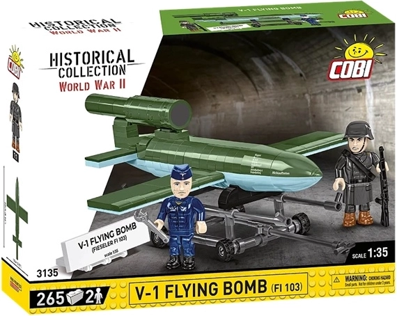 Cobi WWII V-1 skraidančiosios bombos FI 103 konstruktorius 1:35 (265 detalės)