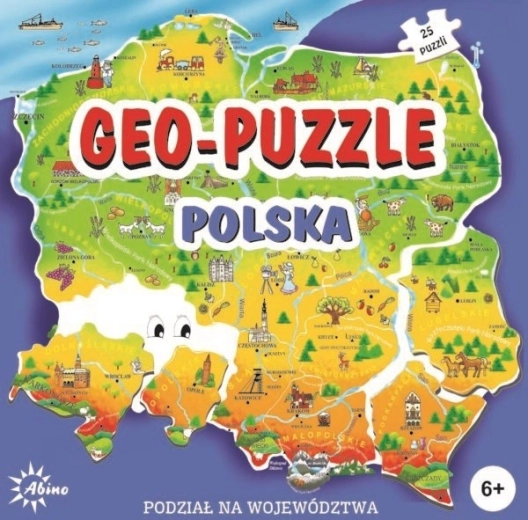 Geo dėlionė Lenkija – žemėlapis iš 25 dalių