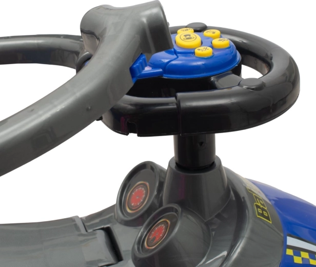 Interactive steering wheel with music and horn