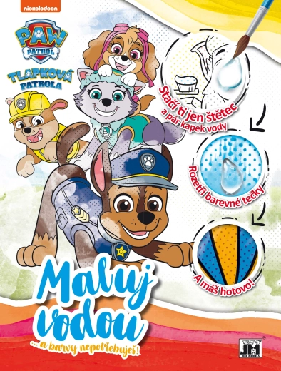 Vandens spalvinimo knygelė A4 Paw Patrol
