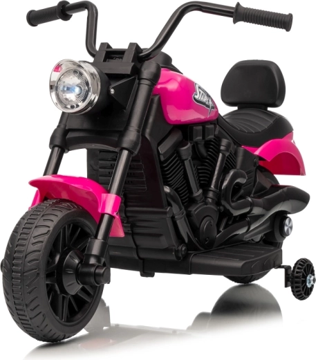 Vaikiškas elektrinis motociklas STAR rožinis