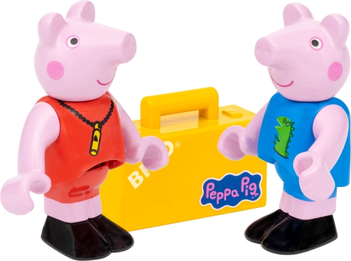 Peppa and George on board