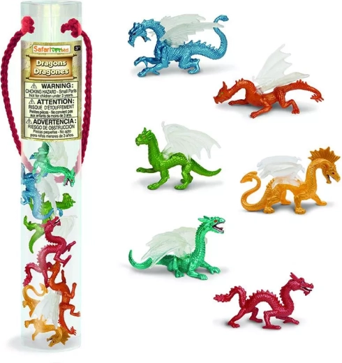 Safari Ltd. dizainerio tūbelė – drakonai