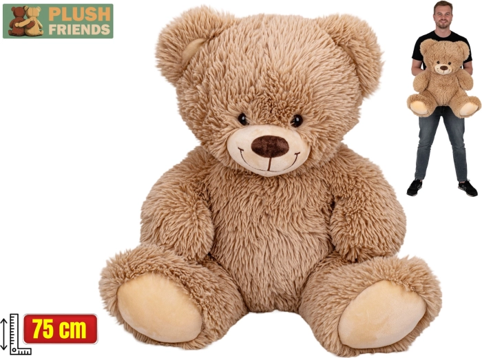 Smėlinis pliušinis meškinas 75 cm Plush Friends