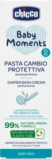 Chicco Baby Moments kremas nuo iššutimų su cinku 100 ml