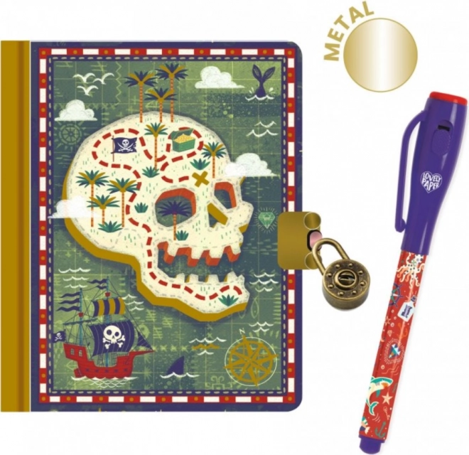 DJECO Secret Diary with Magic Pen Steve