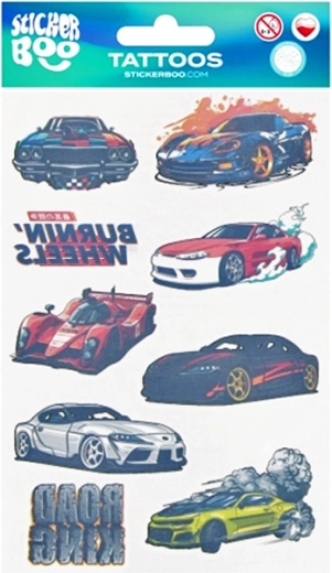 Laikinos tatuiruotės vaikams – automobilis