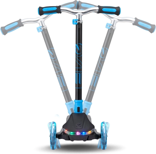 Stabilus triratis dizainas su lean-to-steer