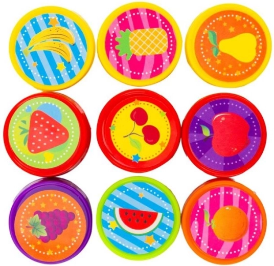 Scented Fruit-Themed Stamps ASTRA, Set of 9