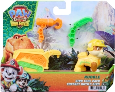PAW Patrol: Dino Movie Rubble with Trailer and Accessories
