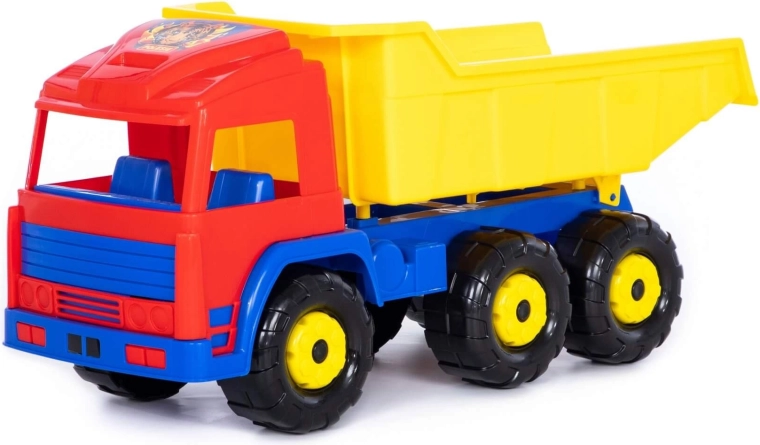 Silver Dump Truck