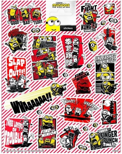 Minions Stickers type L - 1 piece