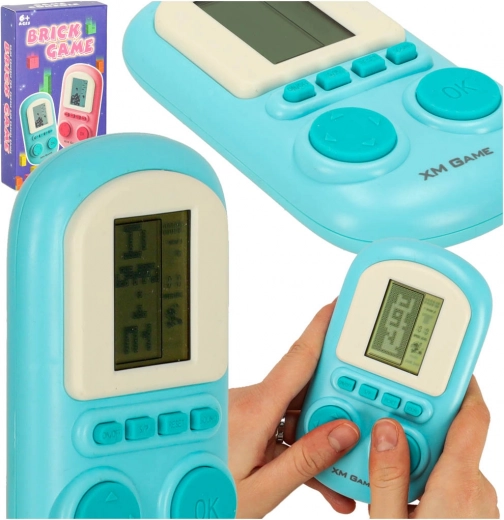 Elektroninė žaidimų konsolė, mėlyna