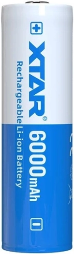 Xtar li-ion akumuliatorius 21700 3,6 V 6000 mAh su apsauga – 1 vnt.