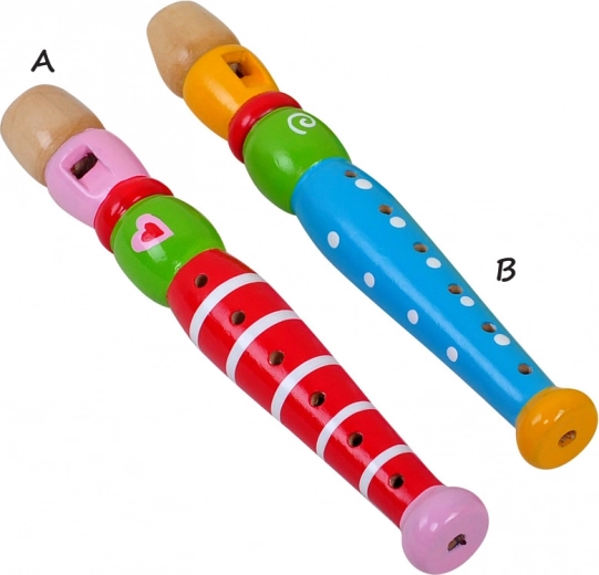 BABU wooden flute in multiple colors - 1 piece