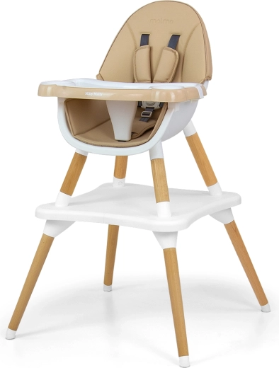 Milly Mally Malmo 2-in-1 High Chair, Beige