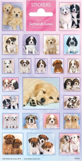 Cute Puppy Stickers – Set of 23 Pieces