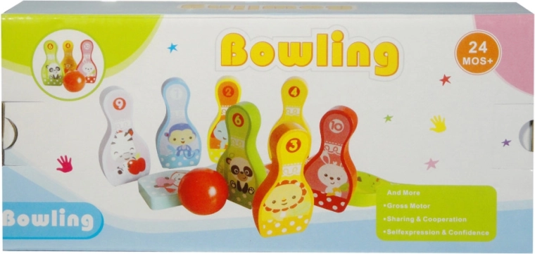 Medinis boulingo rinkinys vaikams