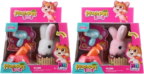Battery-Powered Plush Rabbit with Accessories