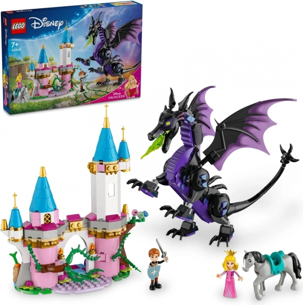 LEGO® Disney Princess™ 43240 Piktadarė drakono pavidalu