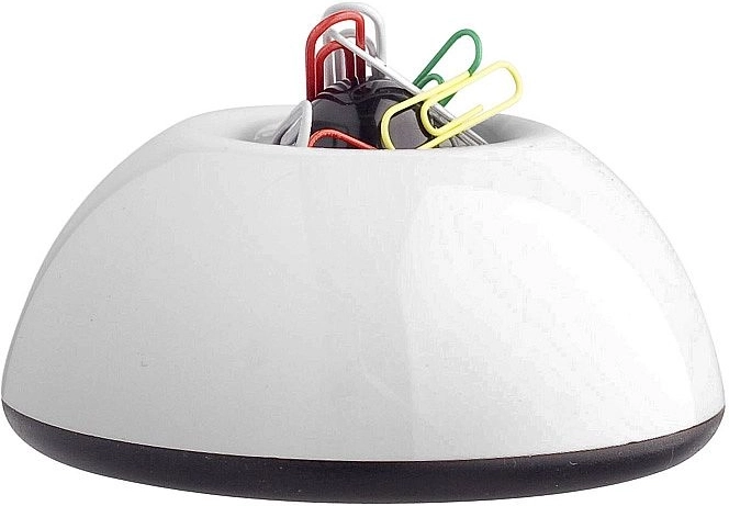 ICO Lux magnetic paper clip holder, white
