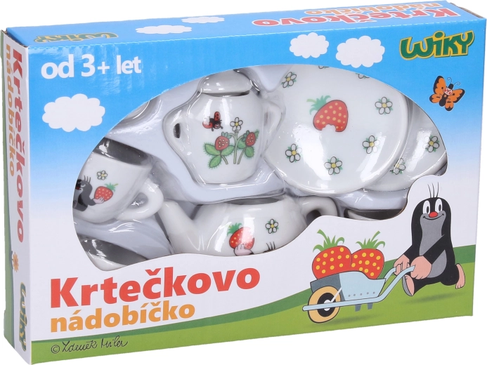 Porcelianinis arbatos rinkinys KURMIS, 9 dalys