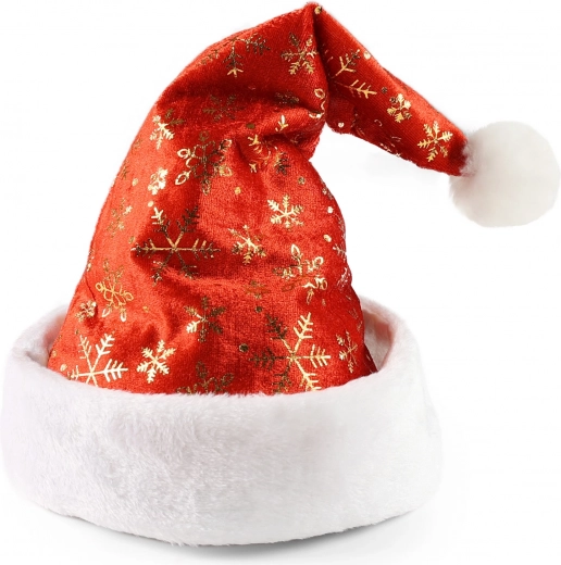 Christmas Hat with Gold Flakes