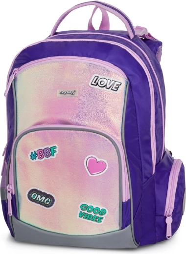 Mokyklinė kuprinė OXY GO Fashion violetinė