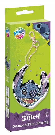 Deimantinė piešimo raktų pakabuko „Stitch“