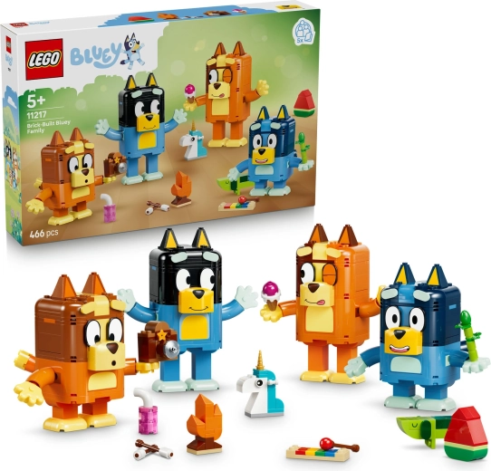 LEGO Bluey Bluey šeima iš kaladėlių
